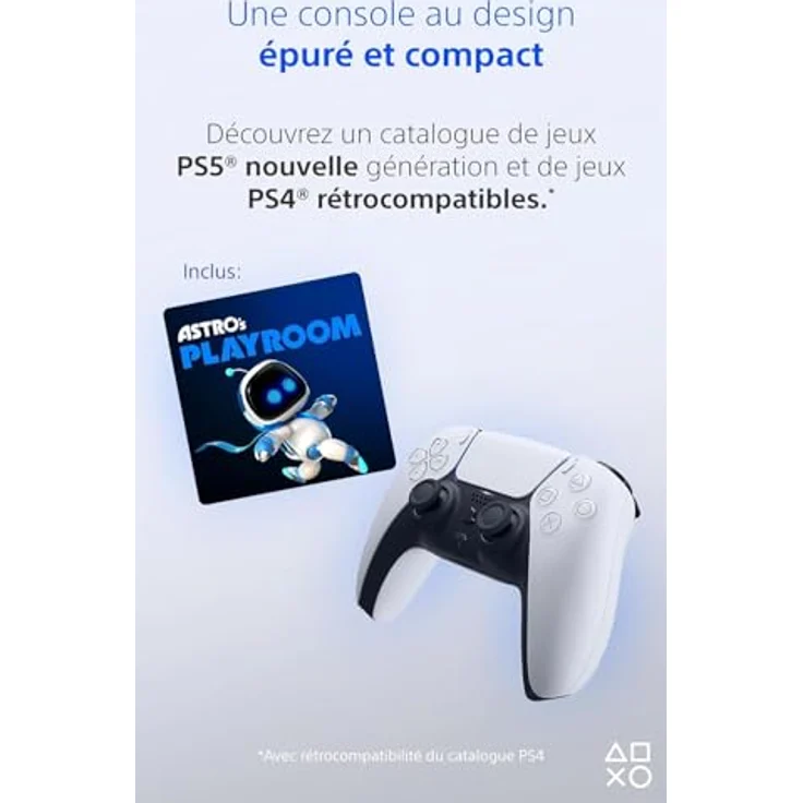 Sony Playstation 5 Slim Digital Edition, 825 GB SSD, 4K Gaming, VR-fähig, Schwarz-Weiss – Bild 2