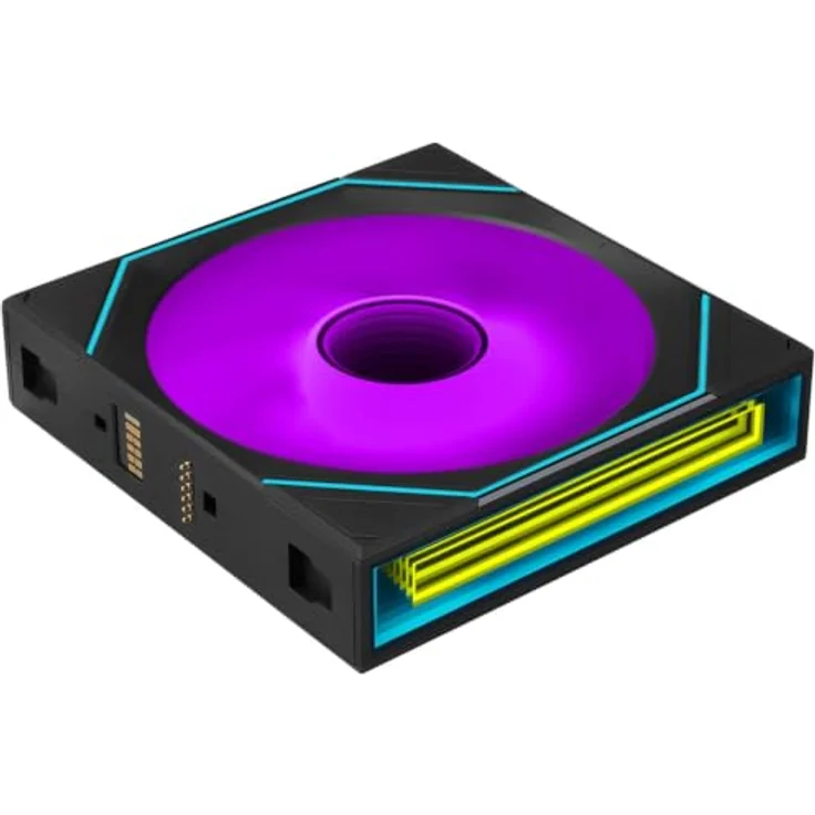 Lian Li UNI FAN SL-INF FLEX Wireless Lüfter, ARGB, 120mm, schwarz, 113,8 m³/h Airflow, Daisy-Chain-System, L-Connect 3 – Bild 1