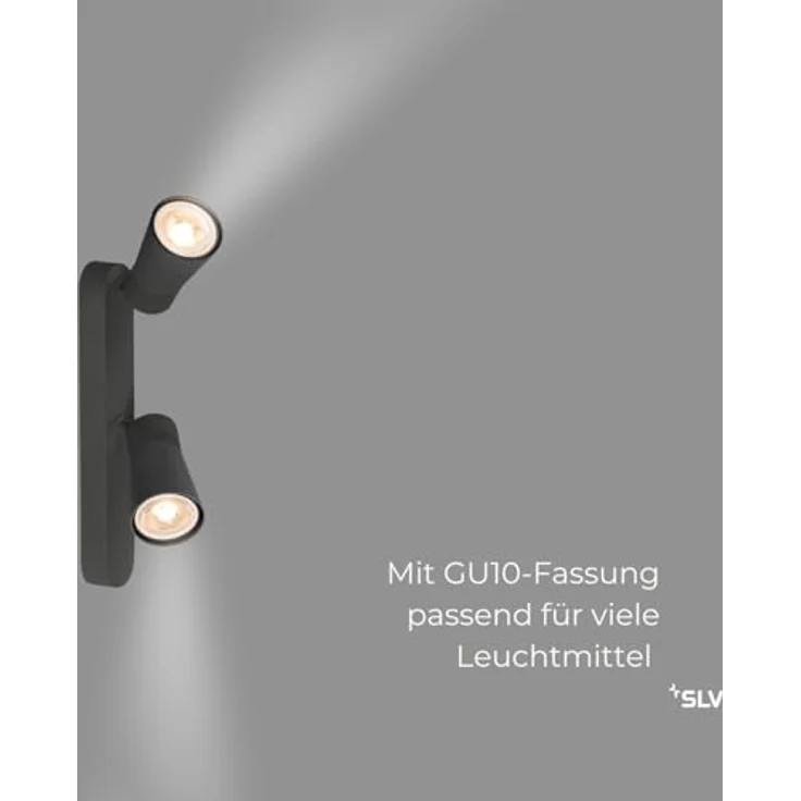 SLV PURI 2.0 CONE, Smarte Decken- und Wandleuchte, Schwarz – Bild 3