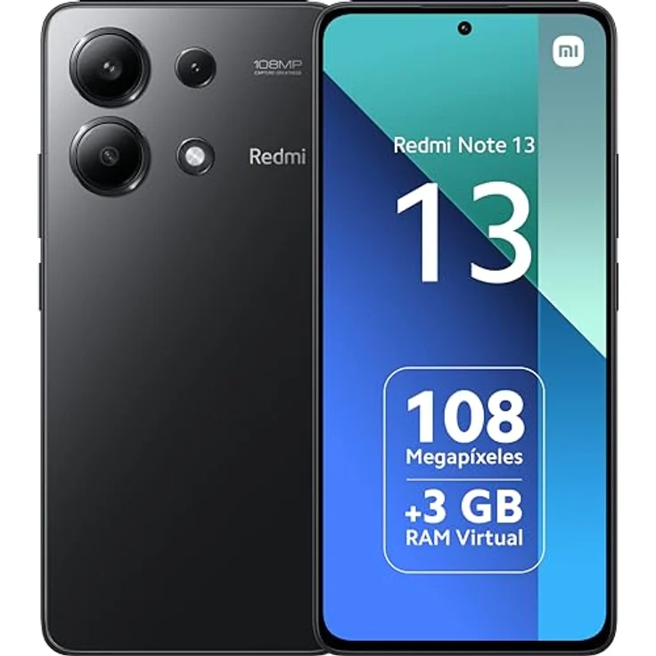 Xiaomi Redmi Note 13 4G, 6GB RAM, 128 GB Speicher, Schwarz – Bild 1