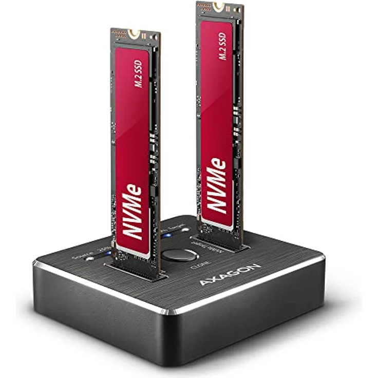 Stacja dokujÄ…ca Axagon AXAGON ADSA-M2C NVMe CLONE DUAL SSD Dock Station – Bild 1