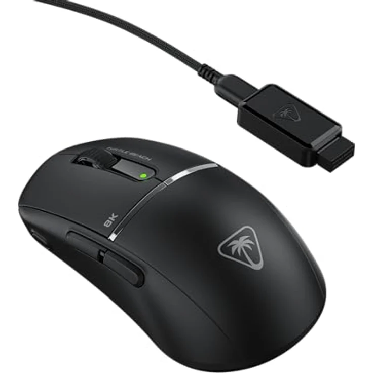 Turtle Beach BURST II PRO, Kabellose E-Sport-Gaming-Maus mit 8.000 Hz Abtastrate, Owl-Eye Sensor 30.000 DPI, Titan Optical Switches, Schwarz – Bild 9