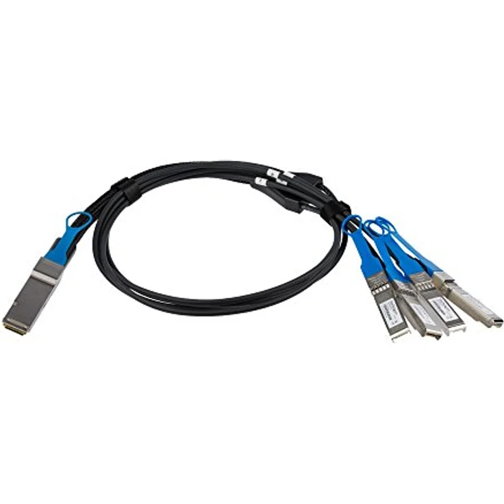StarTech QSFP+ Breakout Kabel 1m, 40 Gbps Kupfer Transceiver, Schwarz – Bild 3