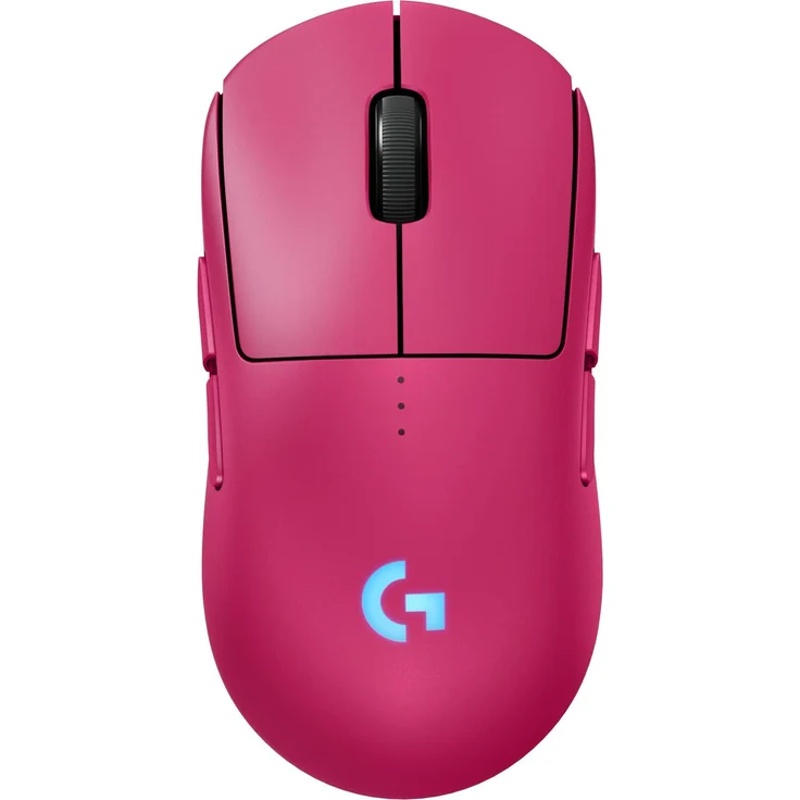 Logitech G PRO 2 LIGHTSPEED, Kabellose und kabelgebundene Gaming-Maus mit anpassbaren Seitentasten, Rosa