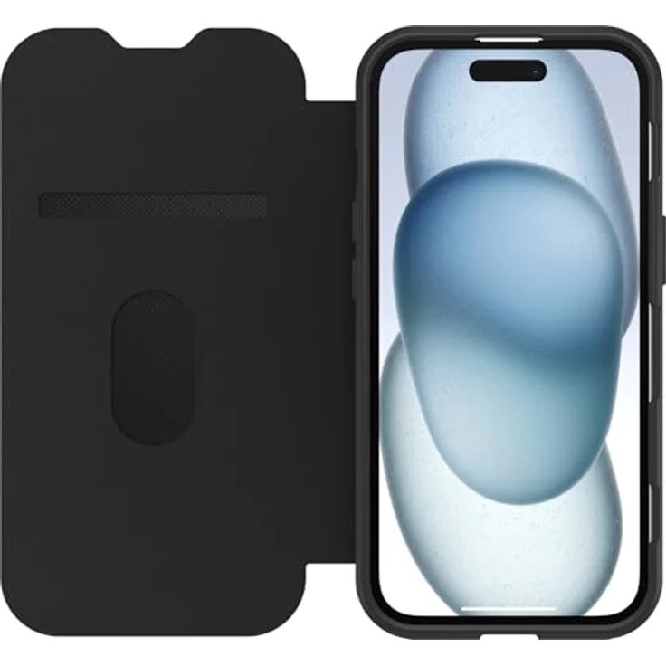 OtterBox React Series Folio Hülle für iPhone 16e, 15, 14, 13, Stoßfest, Militärstandard, Transparent, Schwarz, mit Kartenhaltern, ohne Einzelhandelsverpackung – Bild 5