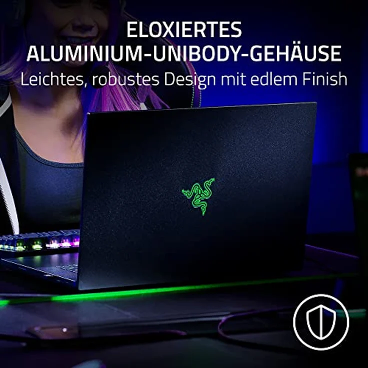 Razer Blade 16-16 Zoll Gaming Laptop (NVIDIA Geforce RTX 4090, Intel i9-13950HX, Dual UHD+FHD Mini-LED 120Hz/240Hz Display, 32GB DDR5 RAM, 2TB SSD, Alu-Gehäuse) QWERTZ DE-Layout | Schwarz – Bild 5