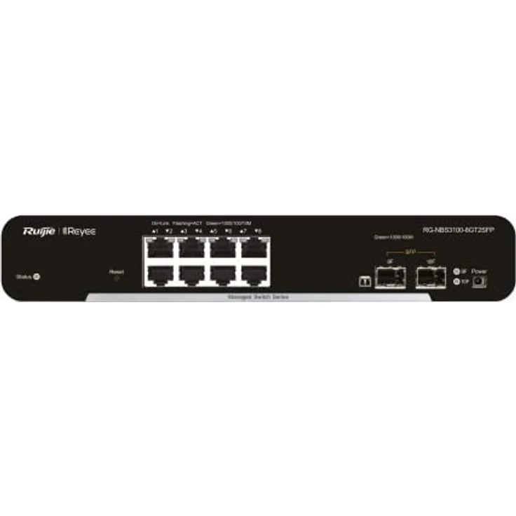 Switch Ruijie Reyee RG-NBS3100-8GT2SFP 5-Port 10/100 MBPS Desktop-Schalter – Bild 1