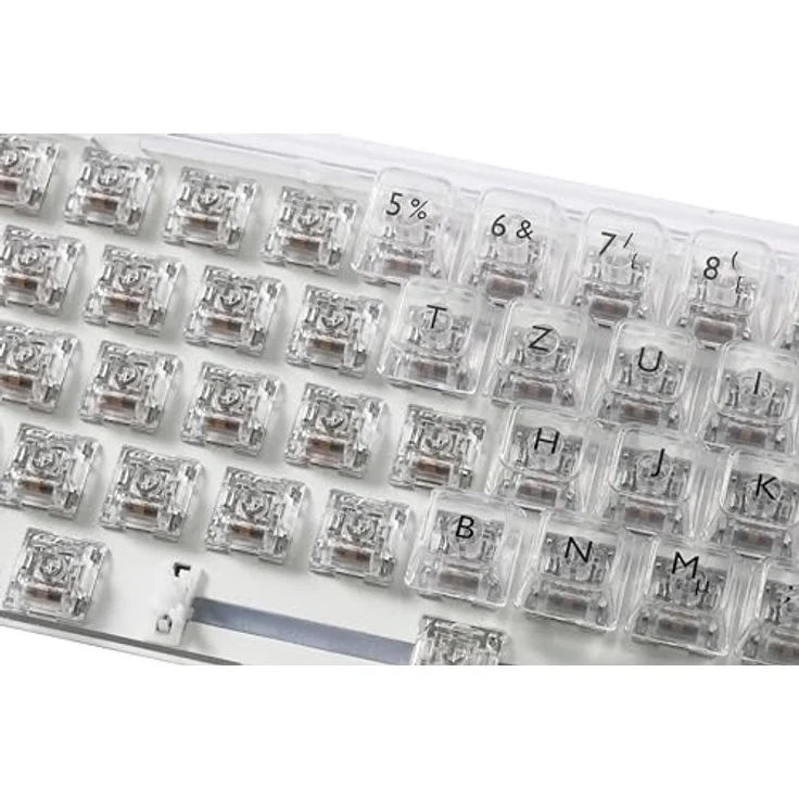 Deltaco Gaming DK460 (DE), Transparente Tastatur mit RGB-Beleuchtung und KTT-Schaltern – Bild 6