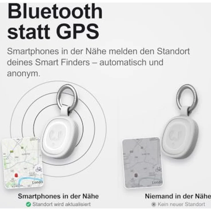 Fresh n Rebel Smart Finder 2, Schlüsselfinder mit Apple Find My und Google Find Hub, IPX7, pink – Bild 10