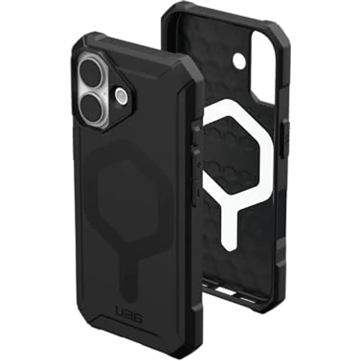 UAG Essential Armor MagSafe Hülle für Apple iPhone 17, stoßfest und kratzsicher, Schwarz