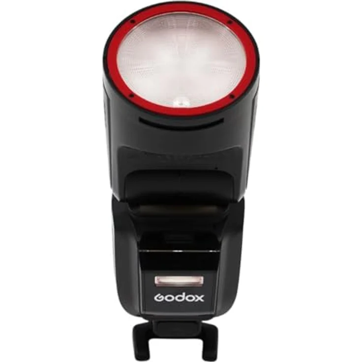 Godox V100 100 W On-Kamera-Blitz für Canon mit 5,8 cm (2,3 Zoll) Vollfarb-Touchscreen, 2,4 G kabelloser Synchronisation und leistungsstarkem Akku (schwarz) – Bild 1