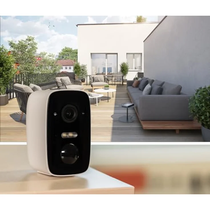 Rollei Überwachungskamera Zubehör Security Cam 2K V2 wireless, kabellose 2K-Auflösung mit App-Steuerung, IP65 wetterfest – Bild 3