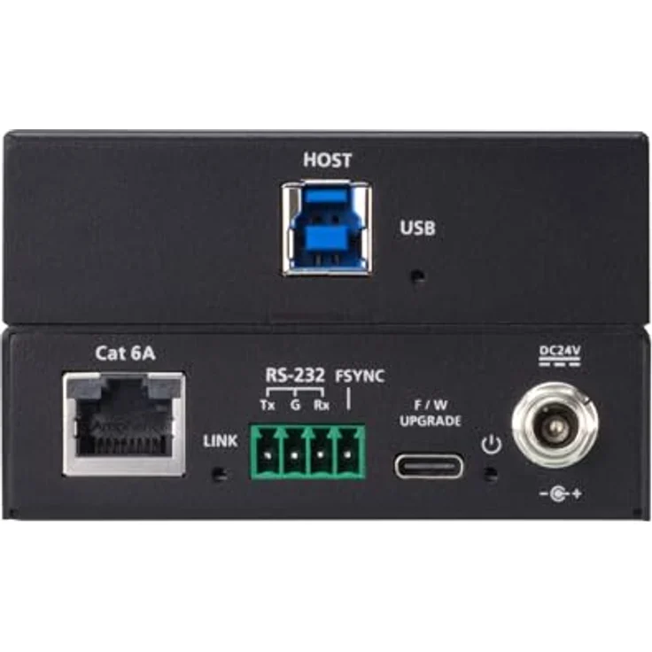 ATEN UCE33100 4-Port USB3.2 Gen1 Cat 6A Extender bis zu 100m, KVM-Switch für USB-3.2-Datenübertragung, Plug and Play, schwarz – Bild 2