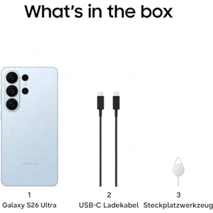 Samsung Galaxy S26 Ultra AI Smartphone, Android-Handy ohne Vertrag, 256 GB Speicher, Skyblue – Bild 8
