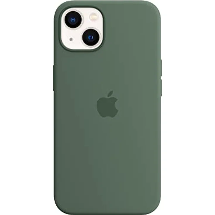 Apple MN633ZM/A Silikon Case mit MagSafe, geeignet für Apple iPhone 13, Eukalyptus – Bild 1
