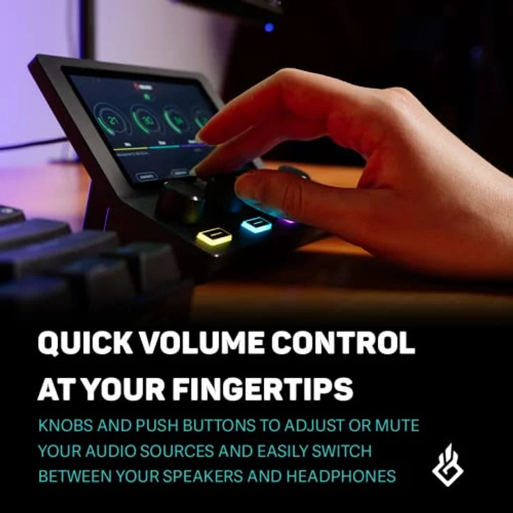 BEACN Mix Create Dark, USB C Windows Audio Mixer mit 5 Zoll Farbdisplay, 4 Tasten-Regelung, Audio-Routing und Mute-Modi für Content Creators, Streaming, Gaming, YouTube, Podcasting – Bild 5