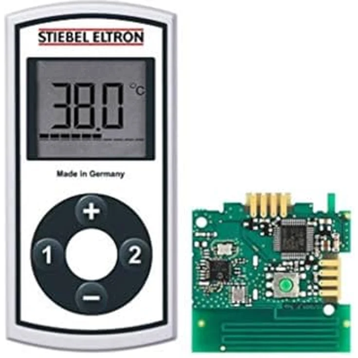 Stiebel Eltron Funkfernbedingung FFB 4 Set EU für Durchlauferhitzer inkl. Empfangsmodul, LCD, Memoryfunktion, 238930, weiß – Bild 2