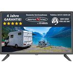 REFLEXION LED2425 LED Fernseher, 60 cm / 24 Zoll, Wohnwagen/Wohnmobil/Camping/Caravan/Boot/LKW TV, Full HD, Triple Tuner, 12/230 Volt, mit Aufnahmefunktion, schwarz