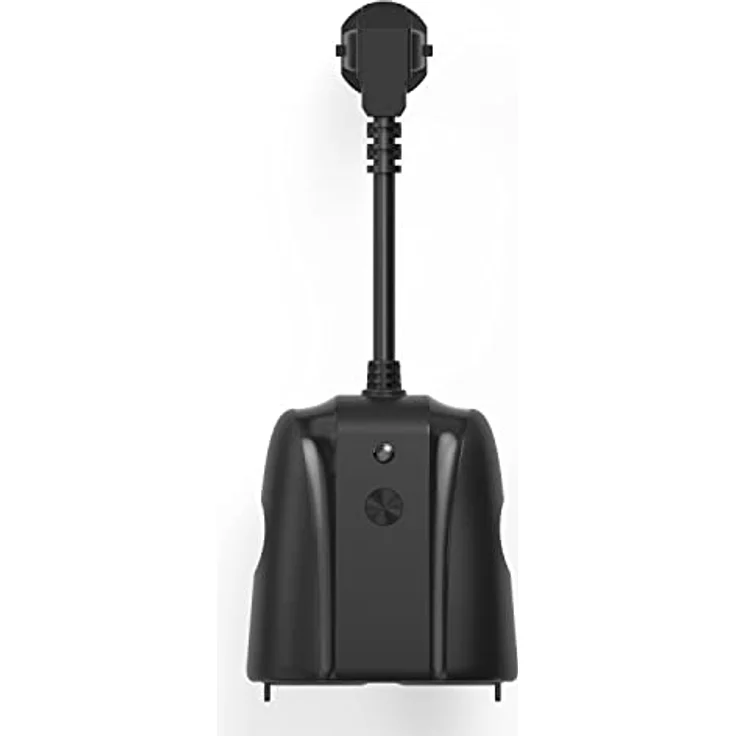 LUPUS ELECTRONICS 2 Kanal Gartensteckdose, witterungsbeständige Outdoorsteckdose in Schwarz für Smart Home Integration – Bild 3