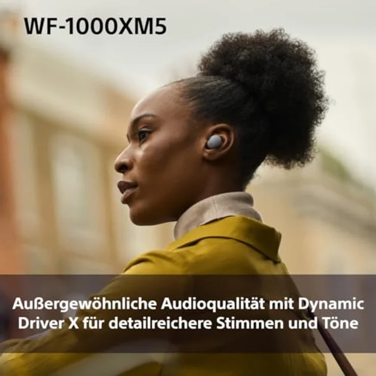 Sony WF-1000XM5 Kabellose Noise Cancelling Kopfhörer, Bluetooth, In-Ear-Kopfhörer, Mikrofon, bis zu 24 Stunden Akkulaufzeit, Schnellladefunktion, IPX4, iOS & Android kompatibel - Rosa – Bild 5
