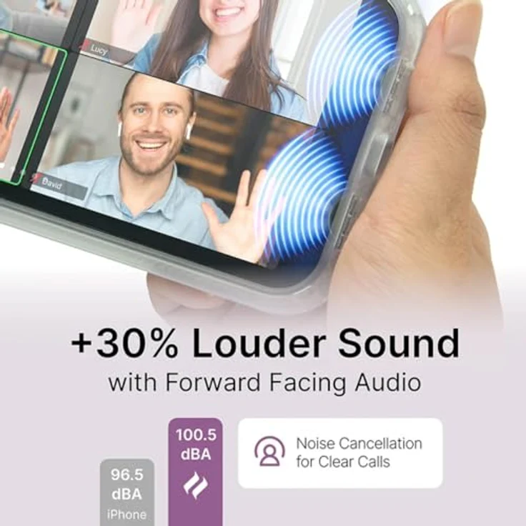 Catalyst Influence Case iPhone 12 / iPhone 12 Pro, durchsichtige Handyhülle mit Fallschutz, kabellosem Laden und erhöhten Kanten – Bild 3