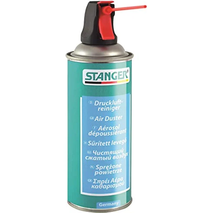 Stanger Druckluftspray 55030001 Druckluftreiniger, brennbar, mit Sprührohr, 400ml – Bild 2
