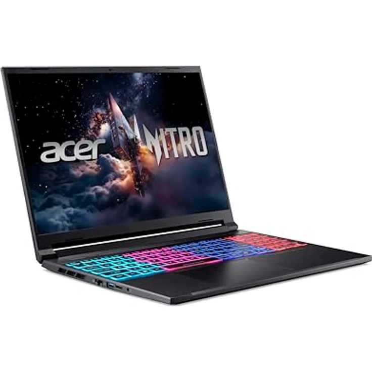 Acer Nitro V 16S AI (ANV16S-41-R93W), Gaming Notebook mit 16" WQXGA IPS-Display, 180Hz, AMD Ryzen 7 260, 16GB RAM, 1000GB SSD, schwarz – Bild 3