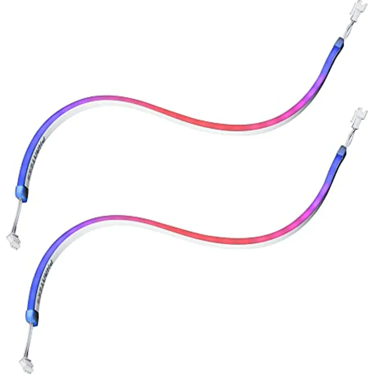 PHANTEKS Neon D-RGB LED Strip, Combo-Set, 40 cm (2 Stück) - weiß