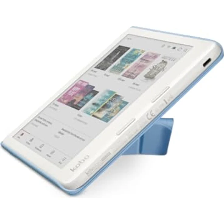 Kobo Libra Colour SleepCover Case | Dusk Blue | Sleep/Wake Technology | Built-in 2-Way Stand | Vegan Leather | Compatible with 7" Kobo Libra Color eReader – Bild 4