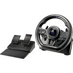 Subsonic Superdrive - Rennlenkrad SV650 Racing Wheel lenkräd mit Pedalen, Shift & Vibration - Xbox Series X/S, Switch, PS4, Xbox One, PC, PS3 (programmierbar für alle Spiele)
