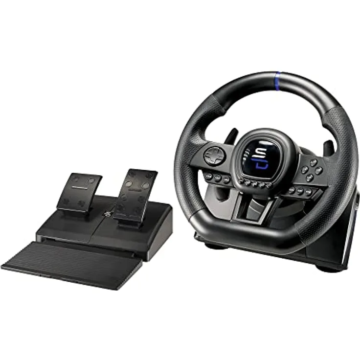 Subsonic Superdrive - Rennlenkrad SV650 Racing Wheel lenkräd mit Pedalen, Shift & Vibration - Xbox Series X/S, Switch, PS4, Xbox One, PC, PS3 (programmierbar für alle Spiele)