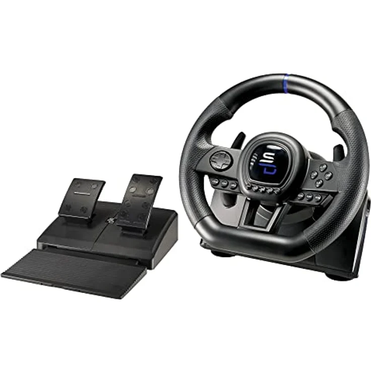 Subsonic Superdrive - Rennlenkrad SV650 Racing Wheel lenkräd mit Pedalen, Shift & Vibration - Xbox Series X/S, Switch, PS4, Xbox One, PC, PS3 (programmierbar für alle Spiele) – Bild 1