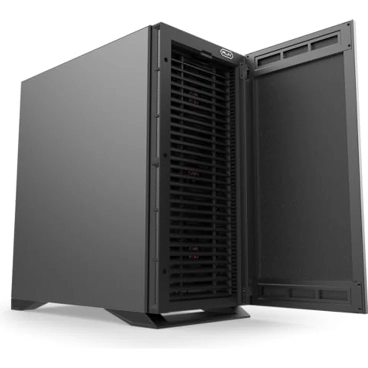 Raijintek Zofos Elite SF4, E-ATX Tower-Gehäuse mit 3x 3,5 Zoll und 4x 2,5 Zoll Einbauschächten, schwarz – Bild 2