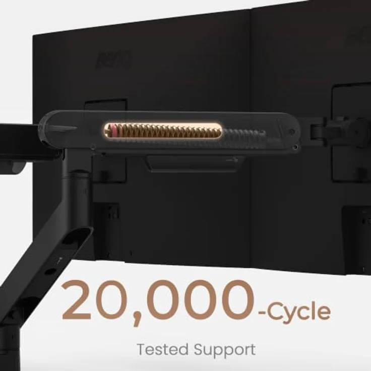 BenQ Ergo Arm BDL01 – VESA-kompatibler Monitorarm für Standard-Monitore bis 35 Zoll, stabile Tischhalterung, flüssige Verstellung, für Tischdicken 10–50 mm, bis 11 kg pro Arm – Bild 4