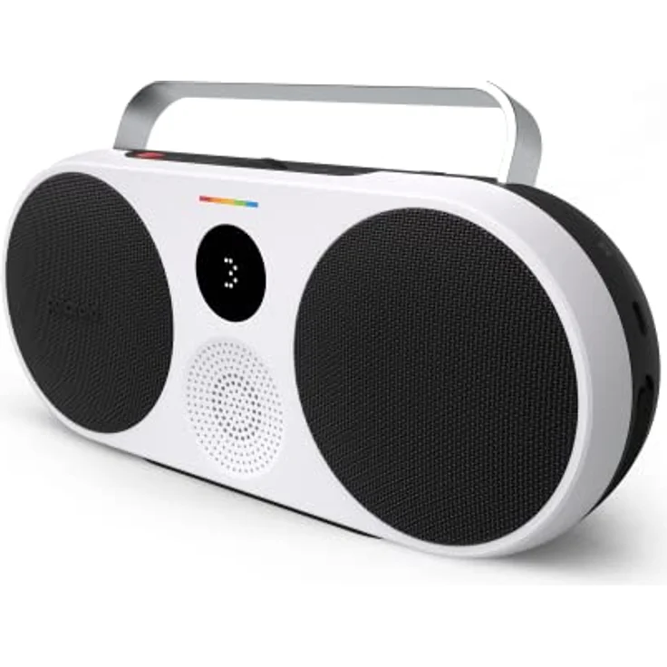 Polaroid P3 Music Player (Black) - Retro-Futuristic Boombox Wireless Bluetooth Speaker Rechargeable with Dual Stereo Pairing – Bild 3