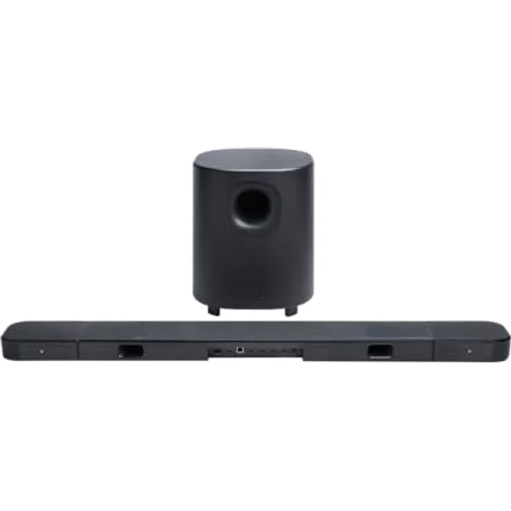 JBL Bar 1000 MK2, 7.1.4-Kanal Bluetooth Soundbar mit abnehmbaren Lautsprechern, 10" Subwoofer, Dolby Atmos, DTS:X, HDMI eARC, Wi-Fi, PureVoice 2.0 und MultiBeam 3.0, Schwarz – Bild 3
