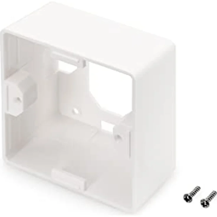 Digitus DN-93803 Aufputzrahmen Weiß (RAL 9003) für Keystone Leerdosen, ideal zur Erweiterung von Datenanschlussdosen – Bild 5