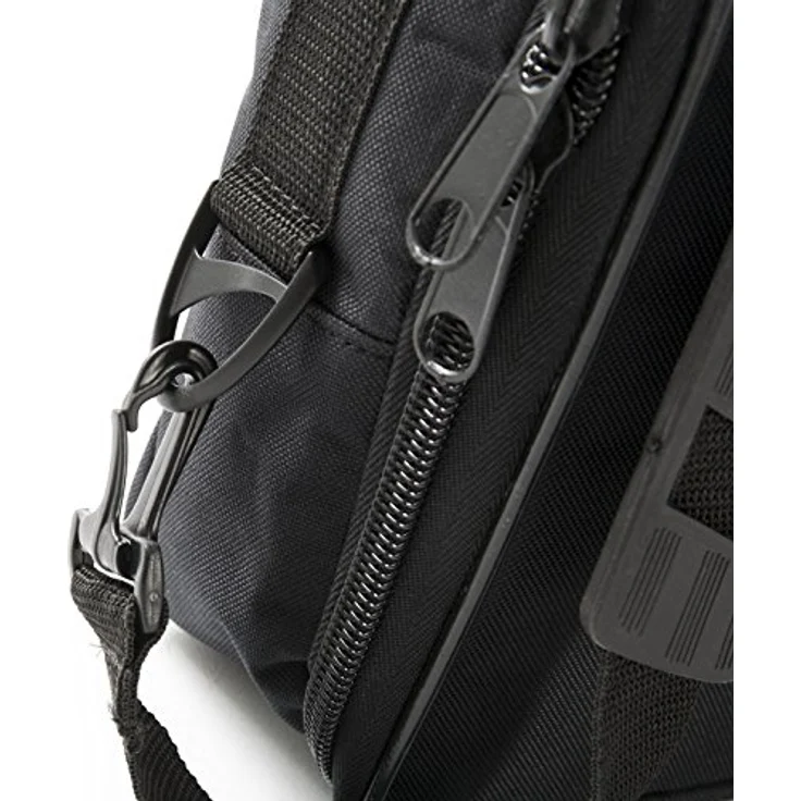 MUSIC STORE DJ Headphone Bag, Robuste wasserdichte Tasche mit flexiblem Netzfach und abnehmbarem Schultergurt, schwarz – Bild 2