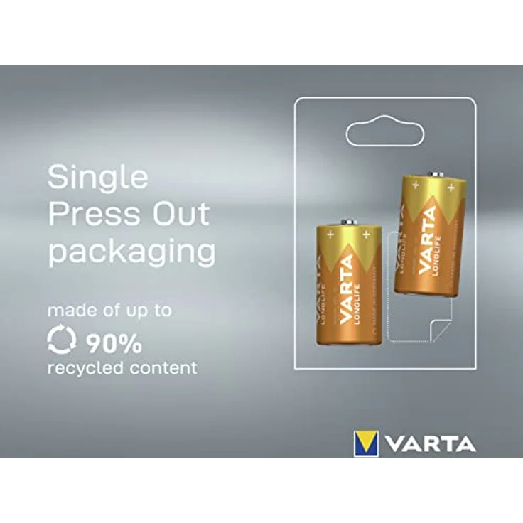 VARTA Longlife Batterie C Baby Alkaline Batterien LR14, 6er Pack – Bild 4