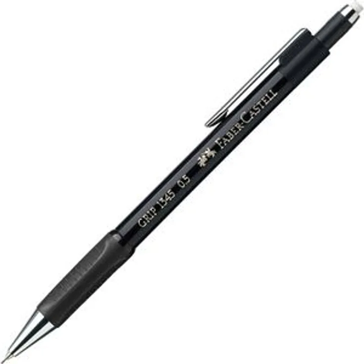 Faber-Castell Druckbleistift Grip 1345, 134599, B, schwarz, Strichbreite 0.5mm