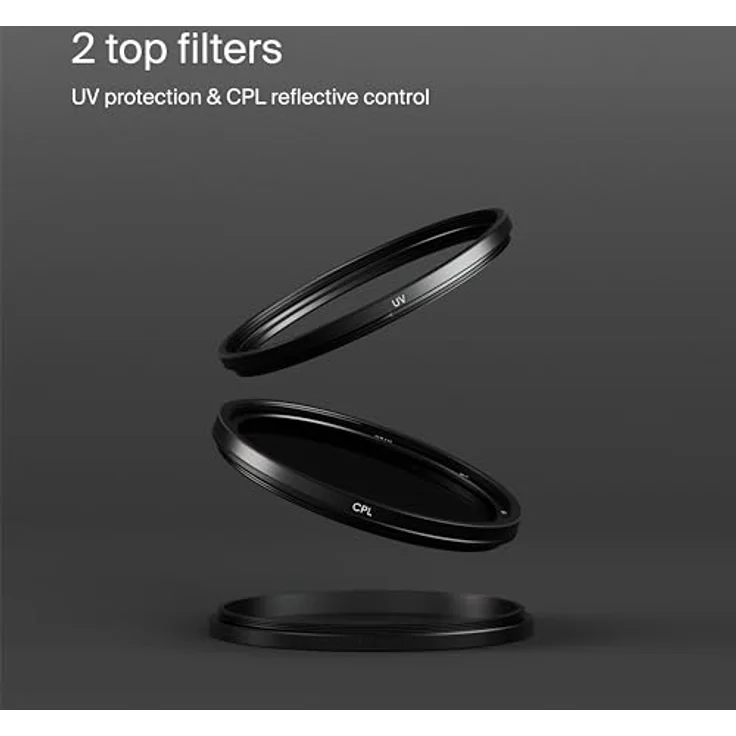 Urth 86 mm UV + Polfilter (CPL) Filter Kit (Plus+), Schärfe und Kontrast, SCHOTT Glas, 1 Baum pflanzen – Bild 2