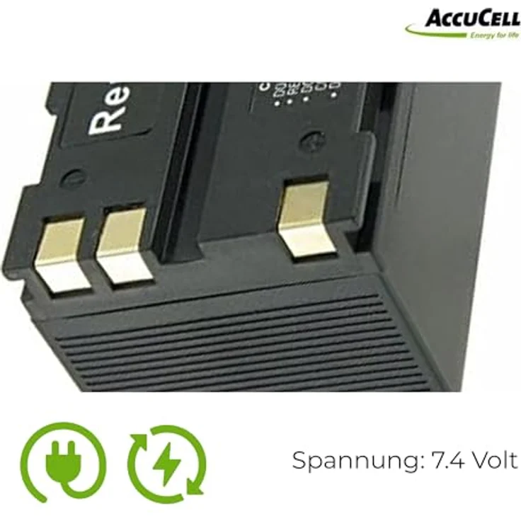 AccuCell Akku kompatibel mit Leica 733270 GBE221, GEB221, Kamera-Akku für optimale Leistung – Bild 3