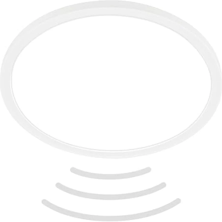 BRILONER - LED Deckenlampe mit Bewegungsmelder 3m Reichweite IP44, neutralweiße Lichtfarbe, flach, 120 Grad Erfassung, 29x3 cm, Weiß – Bild 1