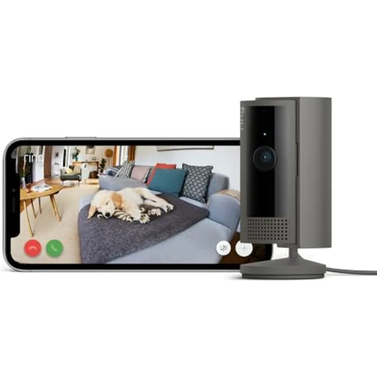 Ring Innenkamera (Indoor Camera 2. Gen.) | 1080p-HD-Video, Privatsphäre-Sichtschutz, WLAN, ideal für Haustiere | Mini Sicherheitskamera zur Selbstinstallation