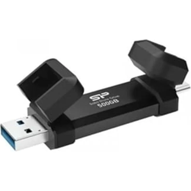 Silicon Power USB-Stick SP500GBUC3S72VPK, 500 GB, USB 3.0, schwarz