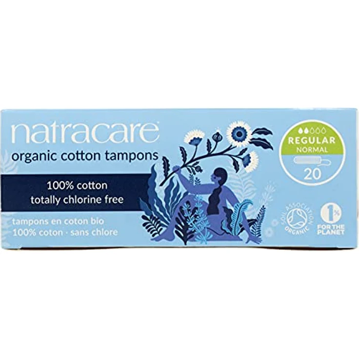 Natracare Organic Non Applicator Tampons Regular 20 Per Pack - 100% Bio-Baumwolle, chlorfrei, biologisch abbaubar - Preisvergleich – Bild 4