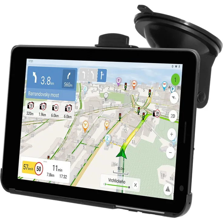 Navitel T797 4G, 7 Zoll Tablet mit 1024 x 600 Pixel, 64 GB Speicher, 3 GB RAM, Android 14, Schwarz