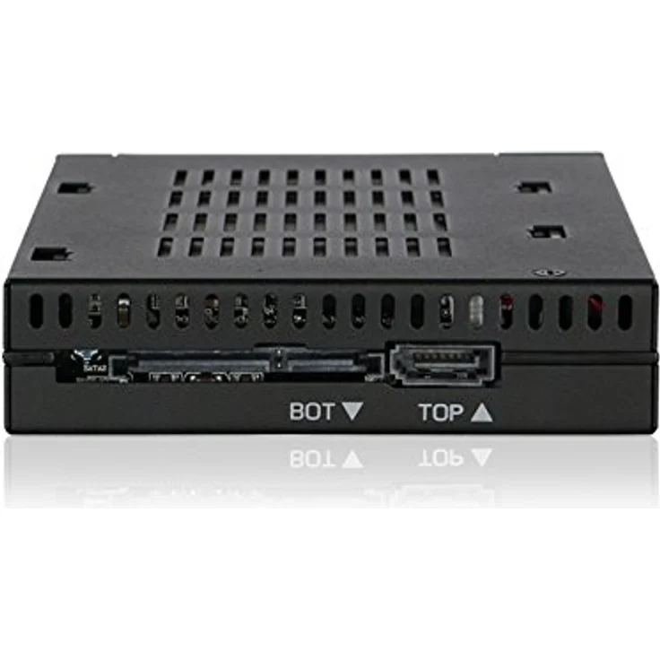 ICY DOCK flexiDOCK MB522SP-B - Dock trägerlos für 2X 2,5 Zoll (6,4cm) SATA SSD-HDD in 1x 3,5 Zoll (8,9cm) – Bild 4