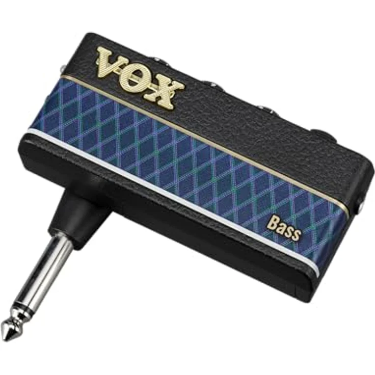Vox amPlug3 Bass, Kopfhörerverstärker mit klassischem Basssound und Overdrive, Schwarz, Blau – Bild 6