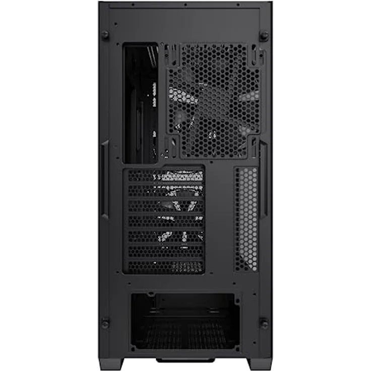 Montech AIR 903 Base, E-ATX Mid Tower-Gehäuse, hoher Luftstrom mit maximaler Kapazität, 3 x 140-mm-PWM-Lüfter vorinstalliert, Seitenteil aus gehärtetem Glas, Mesh-Front, Typ-C, unterstützt – Bild 5